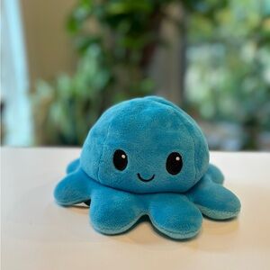 Aqua Plush Octopus Reversible Stuffed Animal